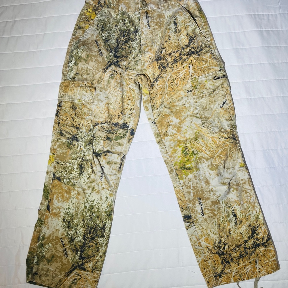 Cabela's Desert Camo Kids Cargo Pants - Tan, Green, Brown